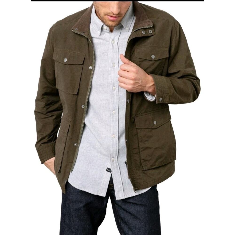 Rails Mens Large Porter Lined Field Jacket Olive … - image 3